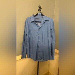Murano Casual Blue Button Down Shirt